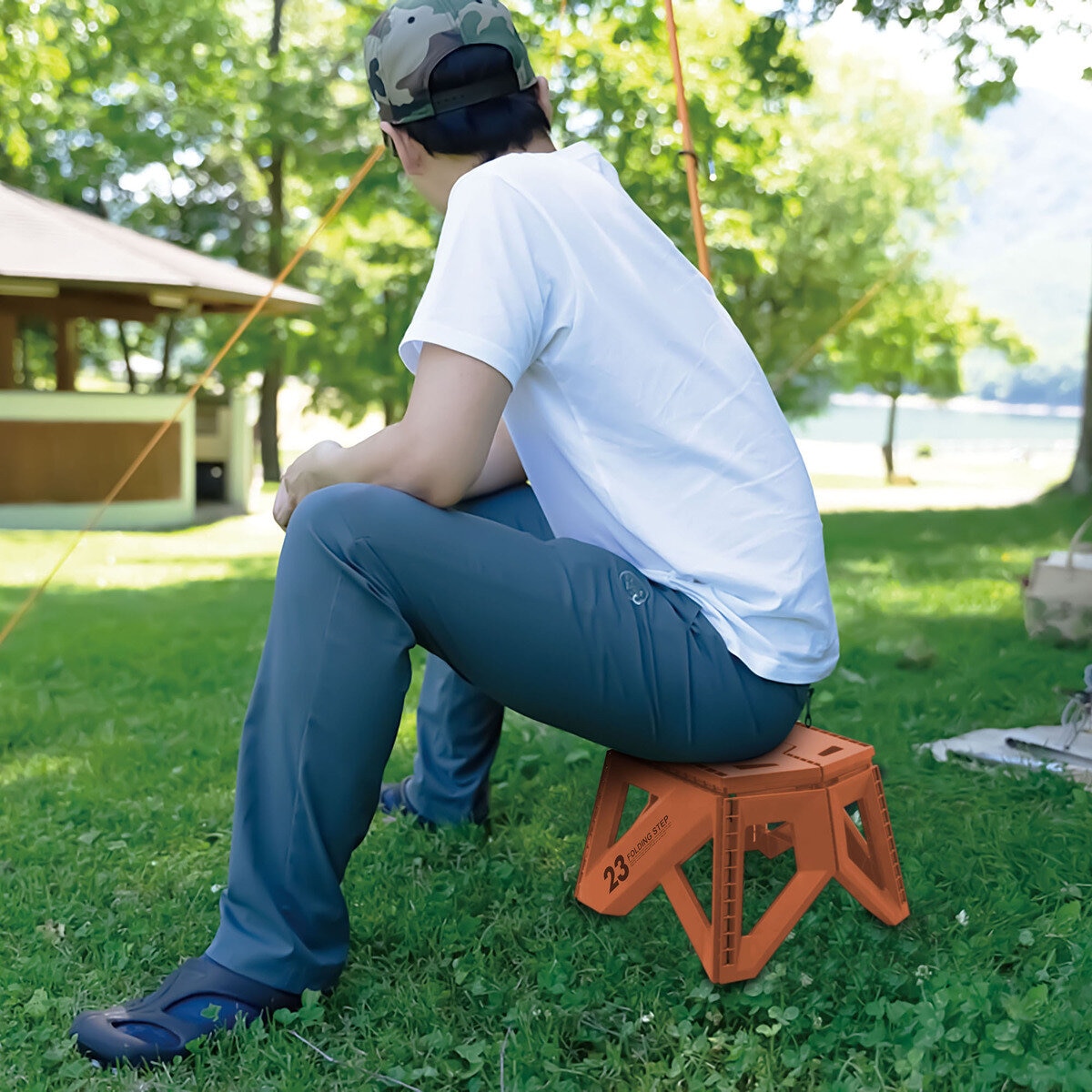 トレードワン セノ・ビーソリッド 折りたたみ踏み台 （LG23 & LG39