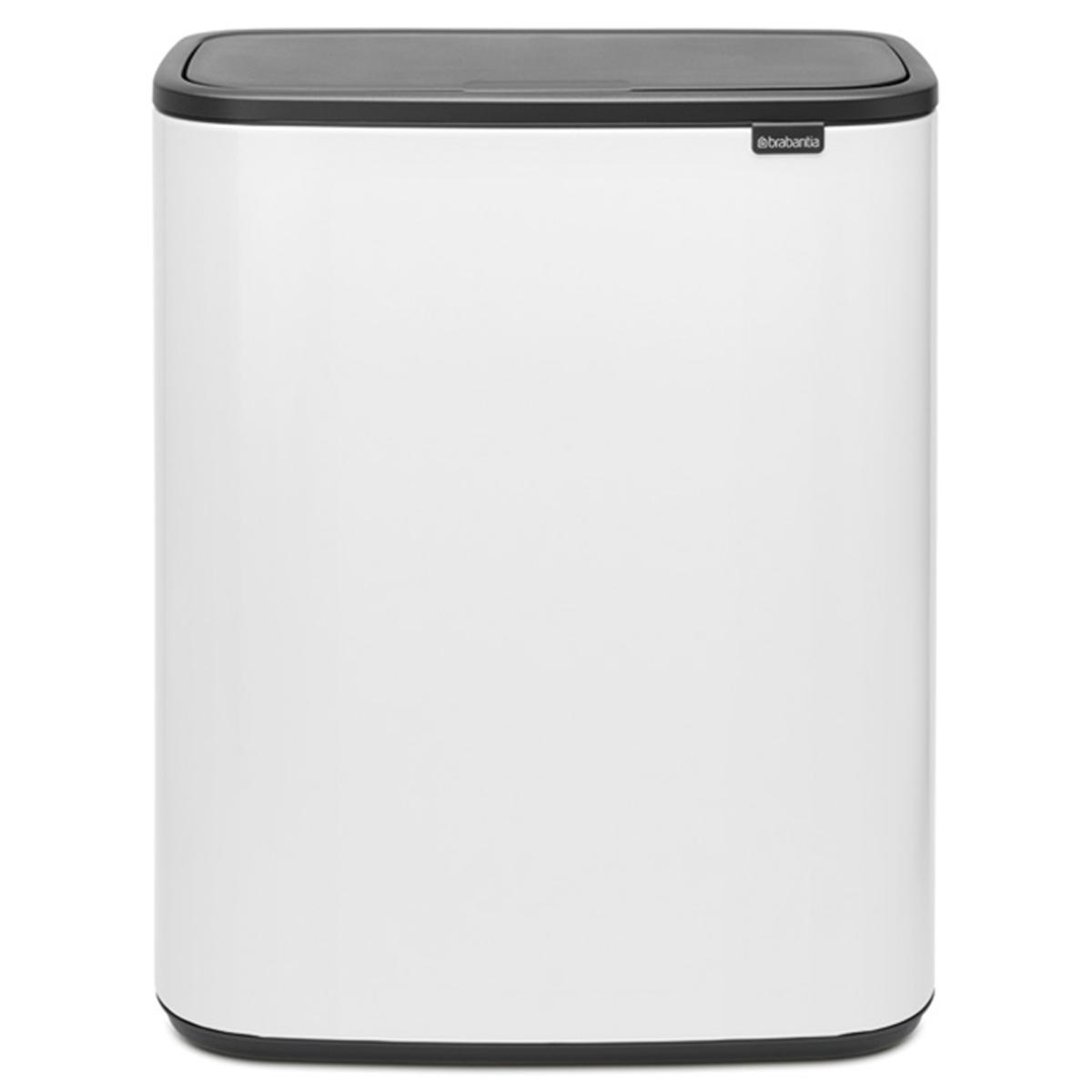 ブラバンシア Boタッチビン 60L タッチ式ごみ箱 ホワイト 223006