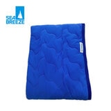 シーブリーズ 冷感敷きパッドシーツ クイーン ネイビー