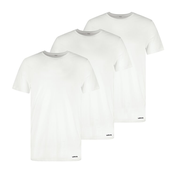 リーバイス メンズ クルーネック Tシャツ 3枚組 ホワイト L リーバイス メンズ クルーネック Tシャツ 3枚組 ホワイト L