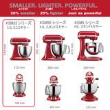 キッチンエイド アルチザン ミニ スタンドミキサー 3.3L シャイニーホワイト