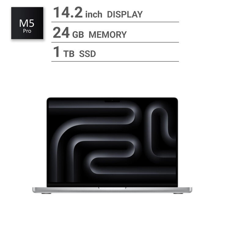 Apple/MacBook Pro 14インチ/15コアCPU/ 16コアGPU/M5 Proチップ /24GB/