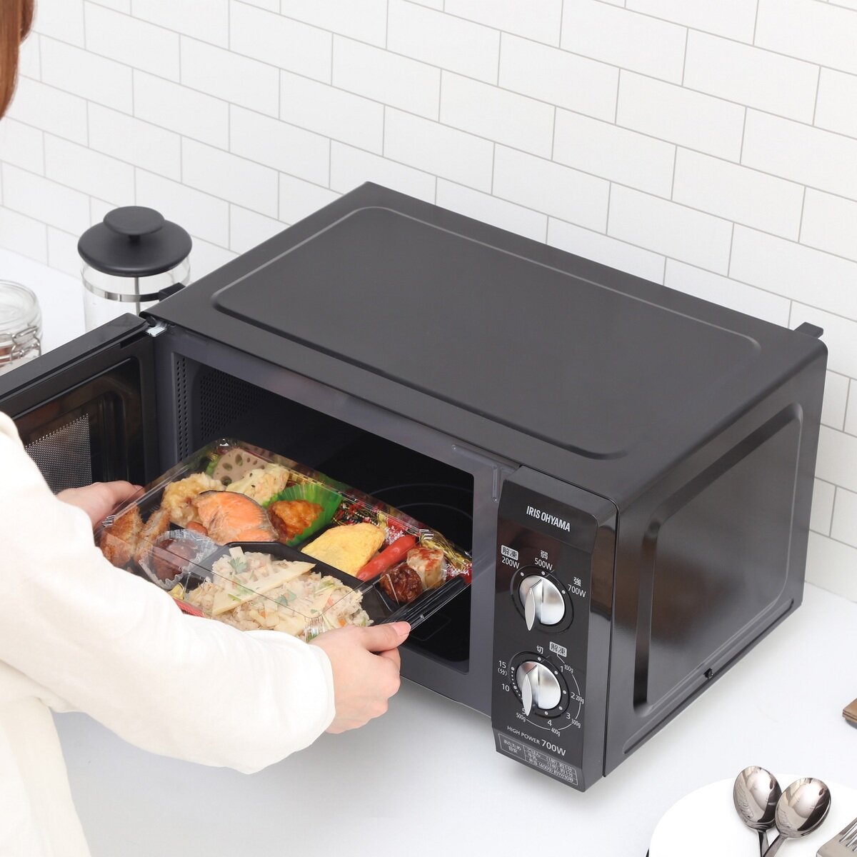 アイリスオーヤマ 単機能レンジ 18Lフラットテーブル 50Hz東日本限定モデル EMO-F518-5 | Cos...
