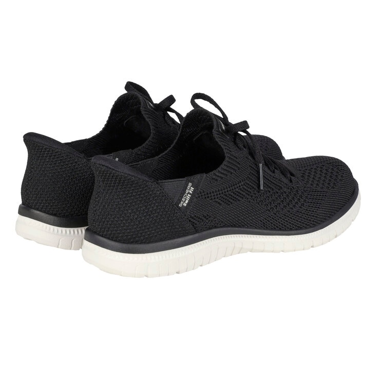 スケッチャーズ レディース スウィフトフィット ブラック 25.0cm