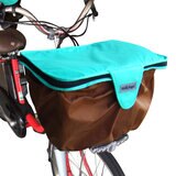 ハローエンジェル 自転車前カゴ用 レインカバー ブルー