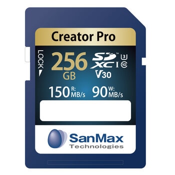 サンマックス SDXCカード 256GB Creator Pro