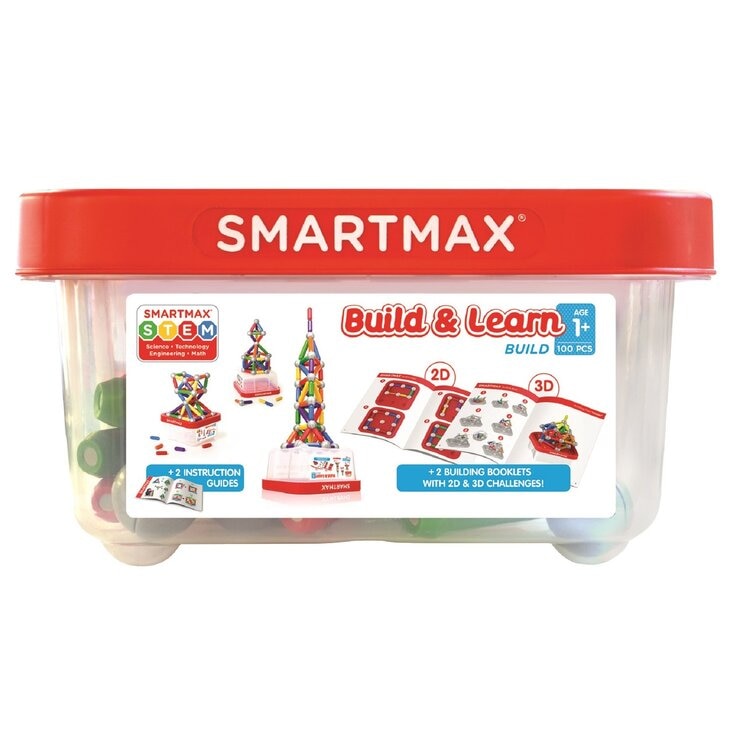 スマートマックス ビルド&ラーン ケース入りメガセット 100ピース スマートマックス ビルド&ラーン ケース入りメガセット 100ピース