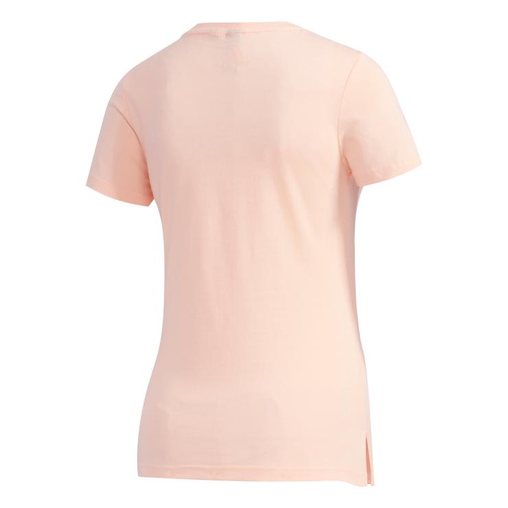 アディダス レディース 半袖 ロゴ Tシャツ ヘイズコーラル L