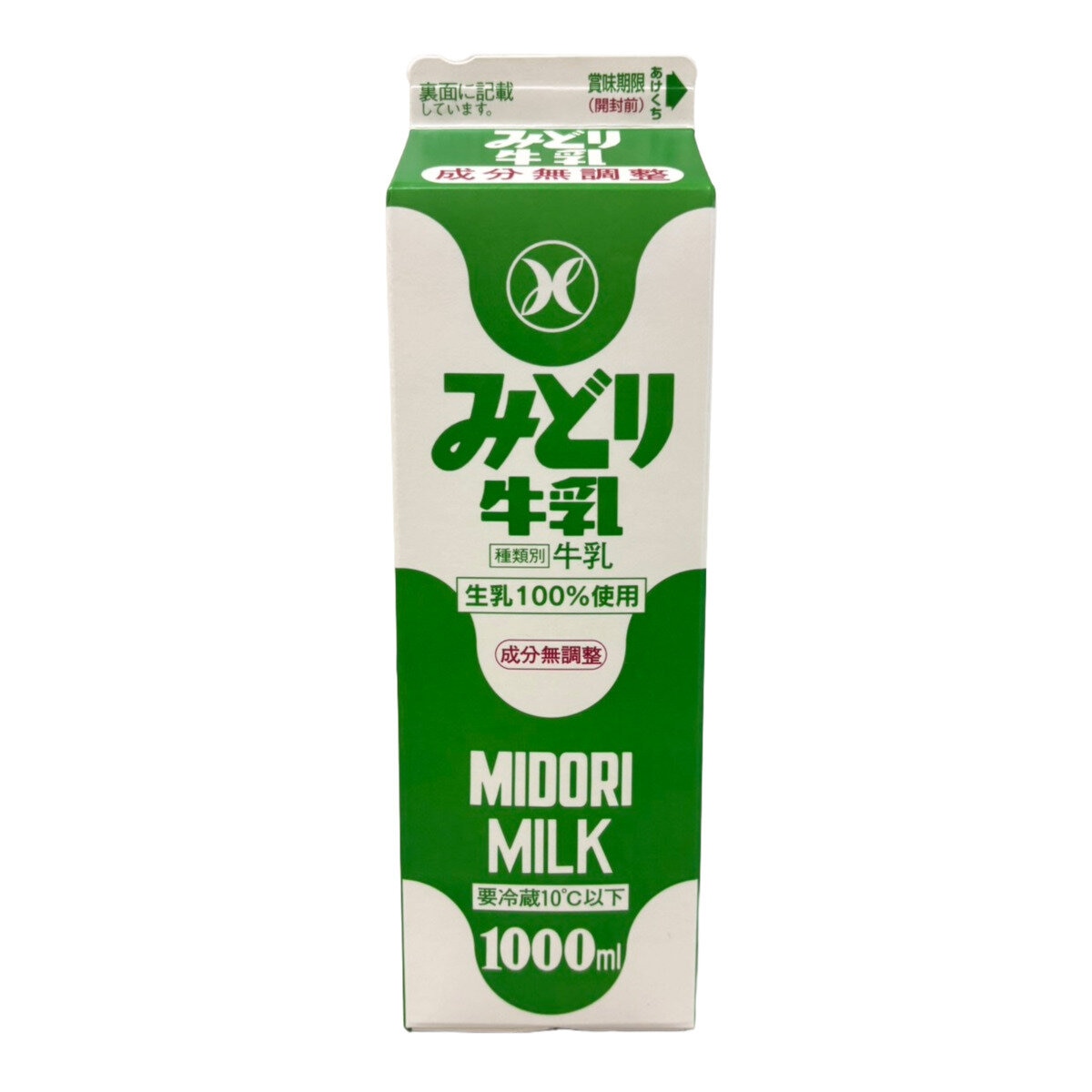 無調整みどり牛乳 1L×3