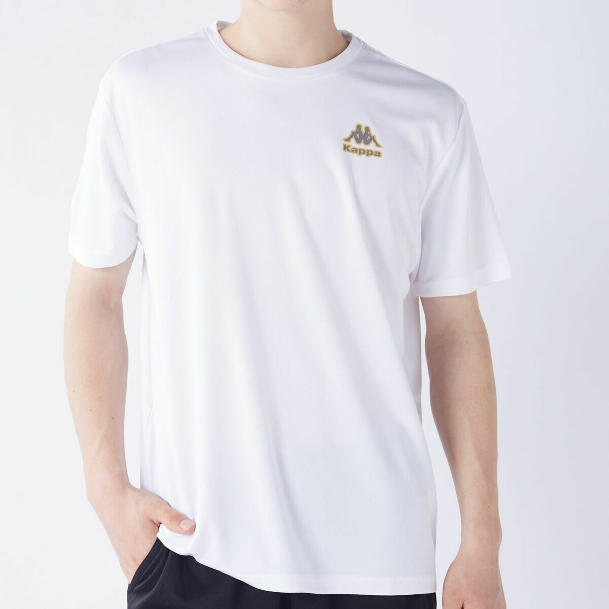カッパ メンズ 半袖Tシャツ / ホワイト / LL