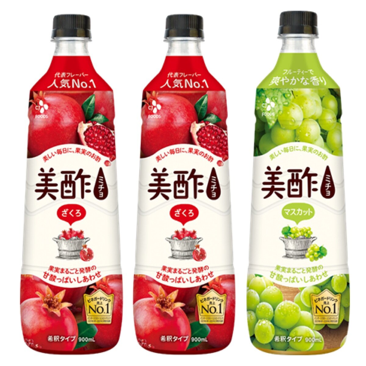 美酢 (ミチョ) アソートセット 900ml x 3
