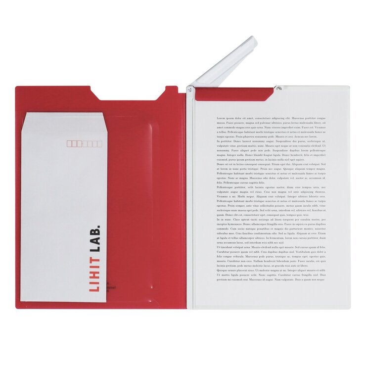 A4 クリップファイル 10冊組 レッド A4 クリップファイル 10冊組 レッド