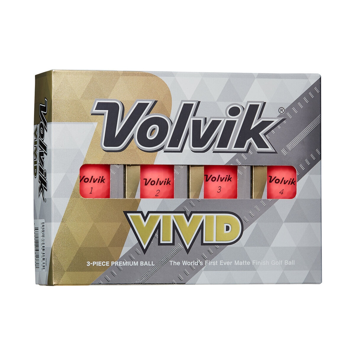 ☆VOLVIC GOLF☆ ボールビック韓国　セット ボルビック VIVID ゴルフボール 3ピース構造 12球 マット仕上げ
