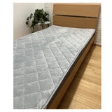 昭和西川 6層あったか敷パッド シングル ライトグレー