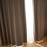 Design Life ドレープ カーテン 100 x 200 cm モクターンブラウン