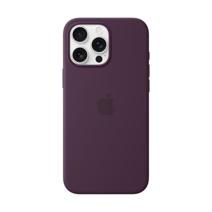 MagSafe対応iPhone 16 Pro Maxシリコーンケース - プラム