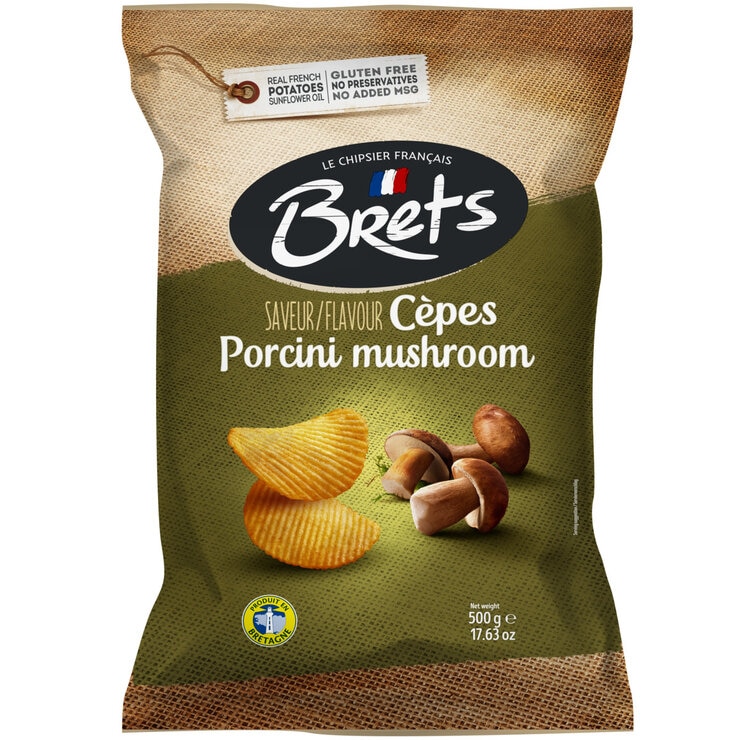 ブレッツ ポテトチップス ポルチーニ味 500g ブレッツ ポテトチップス ポルチーニ味 500g