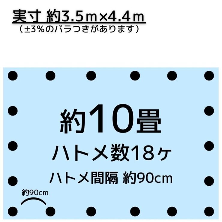 アイネット #3000ブルーシート 3.6 x 4.5m