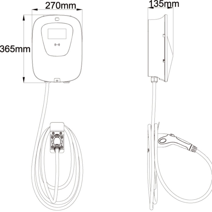 EVstand EV車用充電器 3kW