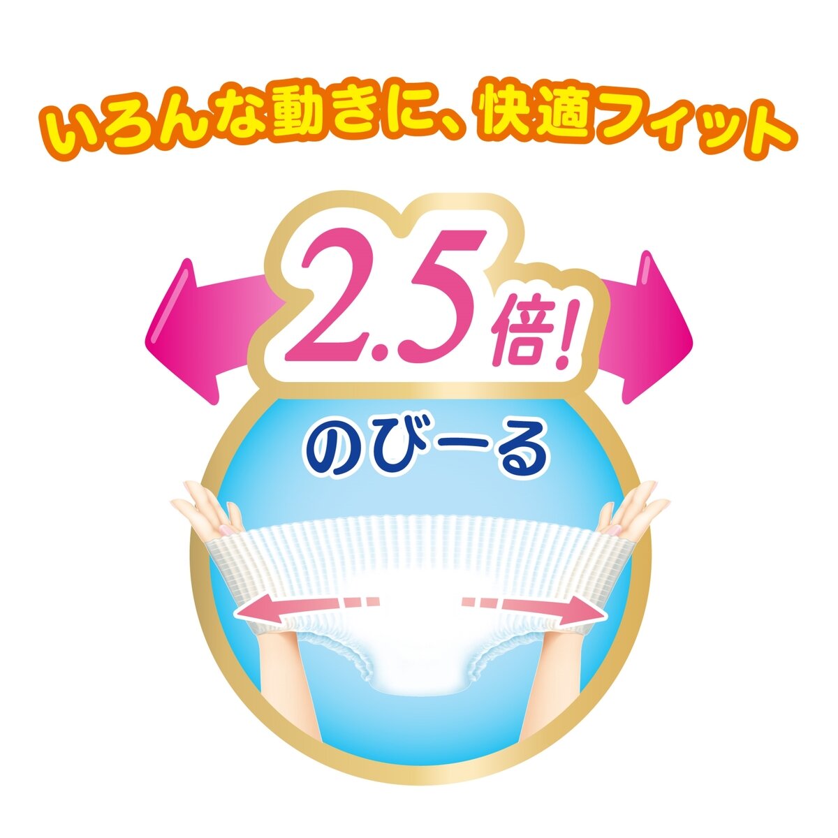 メリーズ パンツ 素肌さらさらエアスルー M (6-11kg) 180枚 Costco Japan