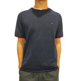 トミーヒルフィガー メンズ 半袖 Tシャツ ネイビー A（DESERT SKY）S