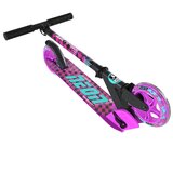 ネオンAPEX タイヤが光るキックボード ピンク