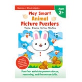 Play Smart 2歳児用 きるはる・かく・どうぶつパズル3冊セット