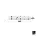 Umbra（アンブラ） 5連壁掛けフック2個セット