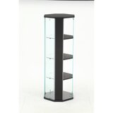 ガラスコレクションケース BAAL コーナー ブラック