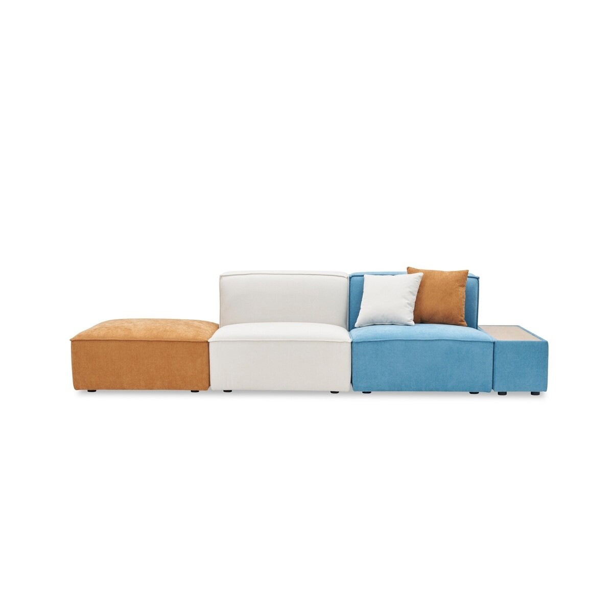 ModuCube サイドテーブル付きソファ 4ピース ModuCube サイドテーブル付きソファ 4ピース