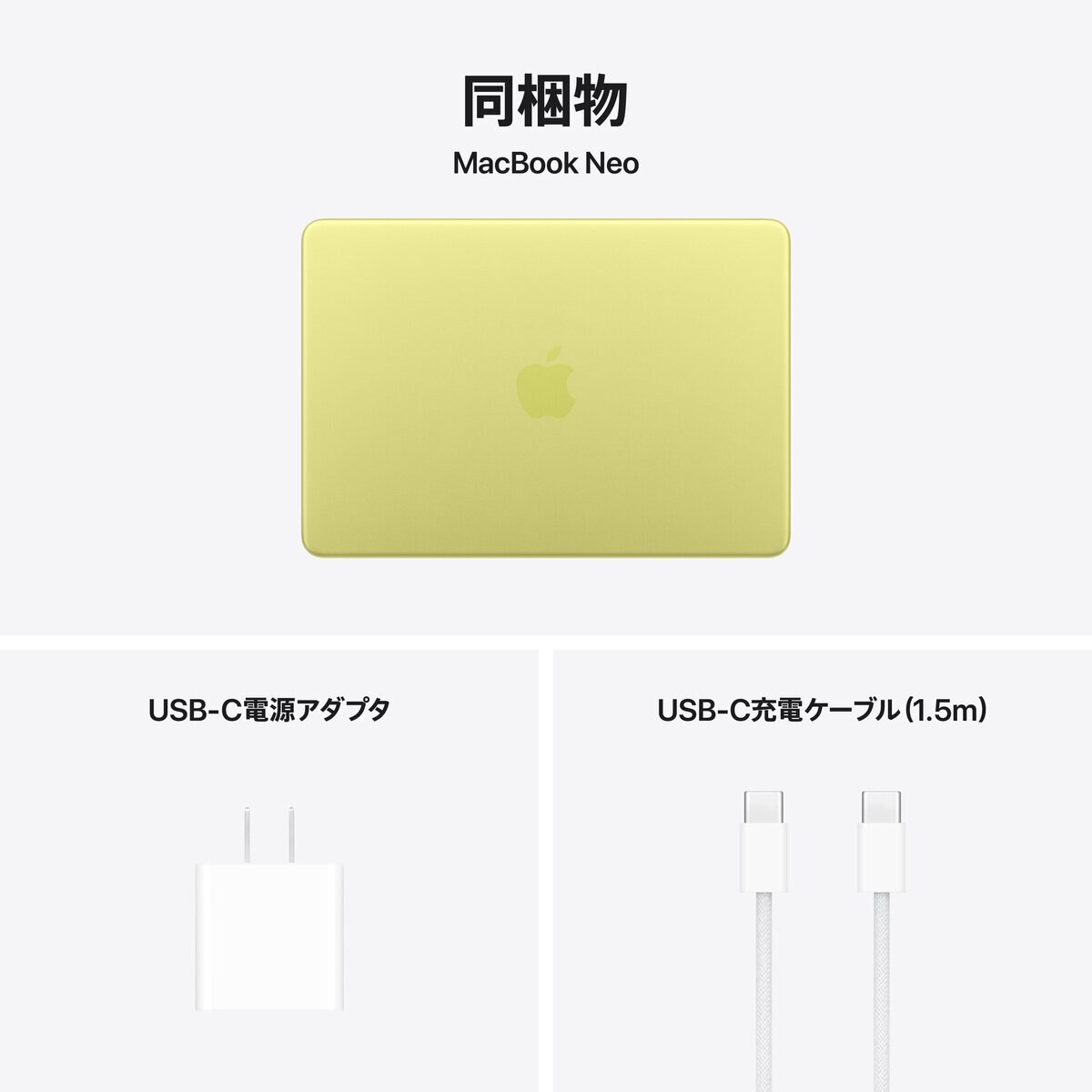 Apple/MacBook Neo 13" A18Pro 8GB/256GB シトラス 英語配列