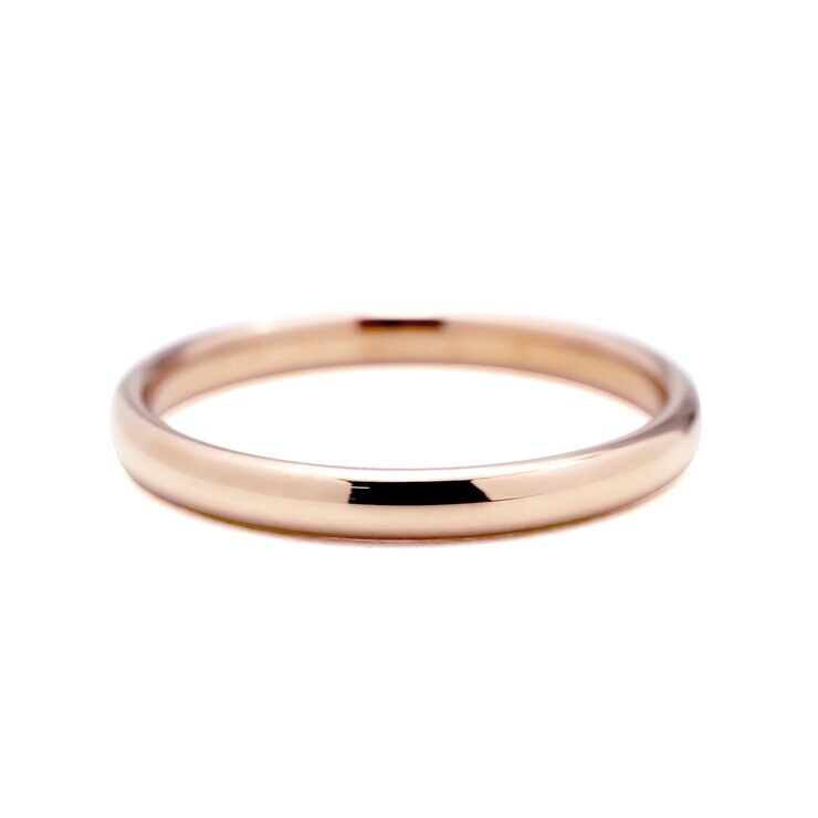 18K ピンクゴールド マリッジリング 3.0mm 3 ~ 21号