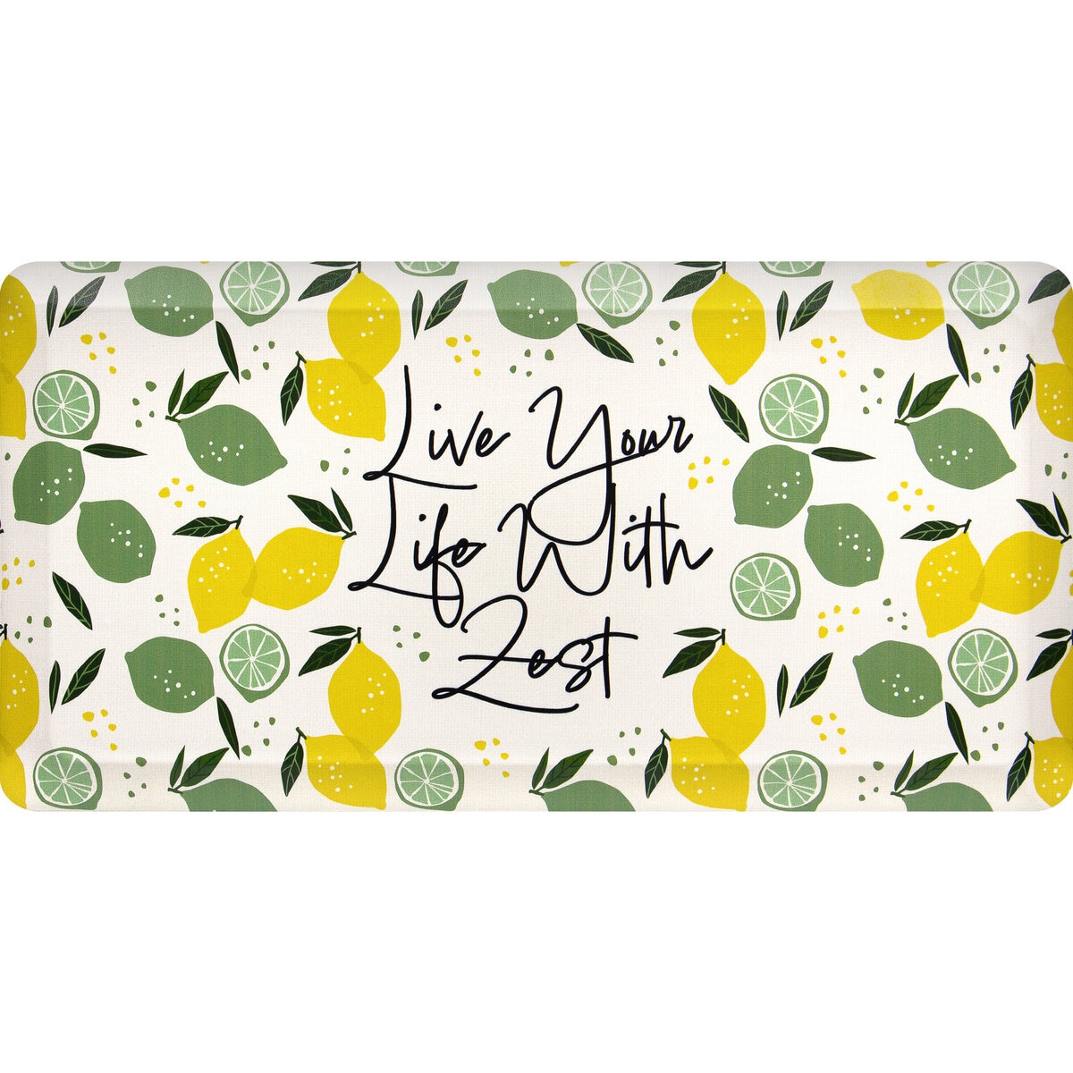 NIKE GRAVITY キッチンマット 50cm × 99cm レモン＆ライム