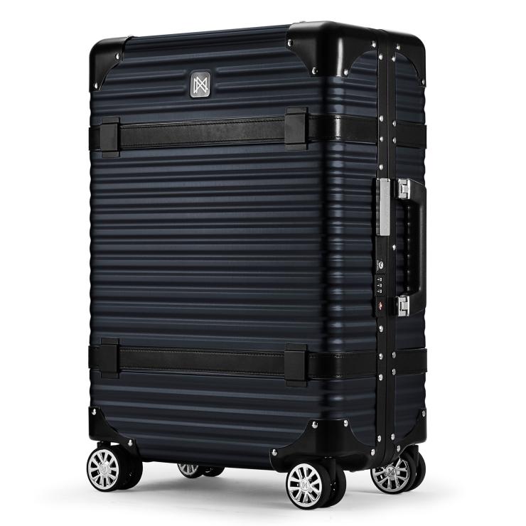 ランツォ スーツケース バイキング 24インチ 47L ブラック X ブラック