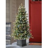クリスマスツリー 電飾付き 約137cm LED 200球