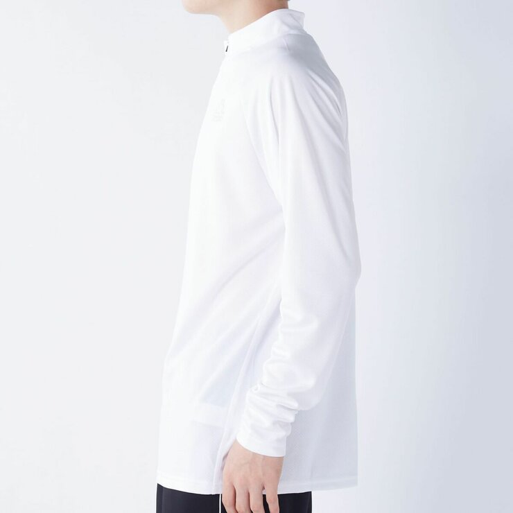 カッパ メンズ ハーフジップ 長袖 Tシャツ / ホワイト / L カッパ メンズ ハーフジップ 長袖 Tシャツ / ホワイト / L