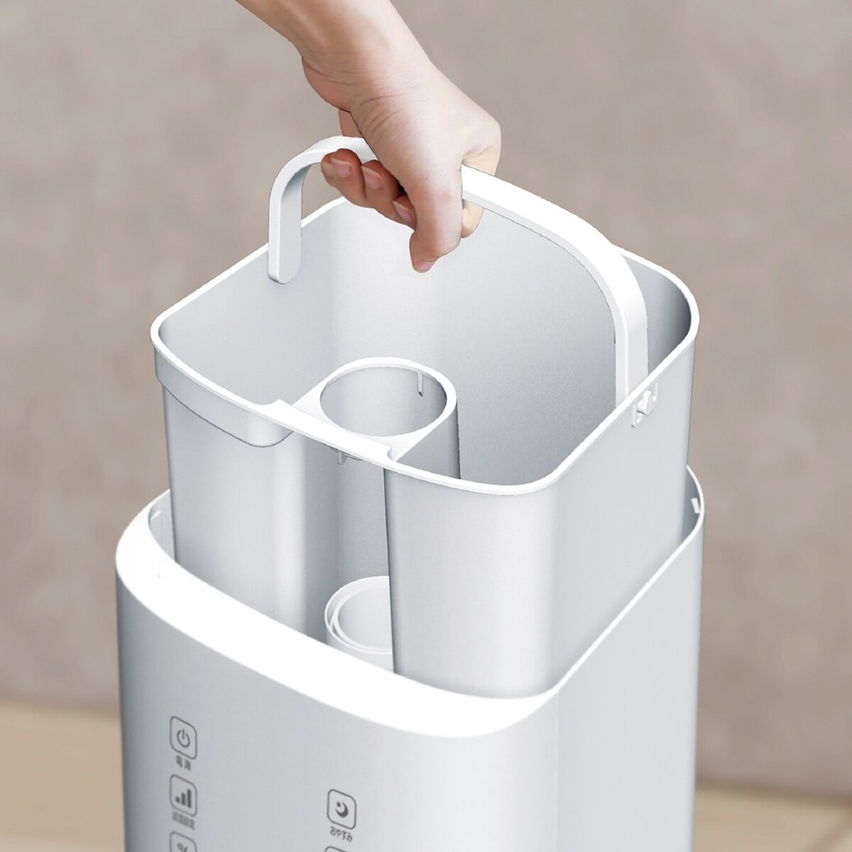 冷暖房/空調 加湿器 アイリスオーヤマ 上から給水ハイブリッド加湿器 UHK-500W | Costco Japan