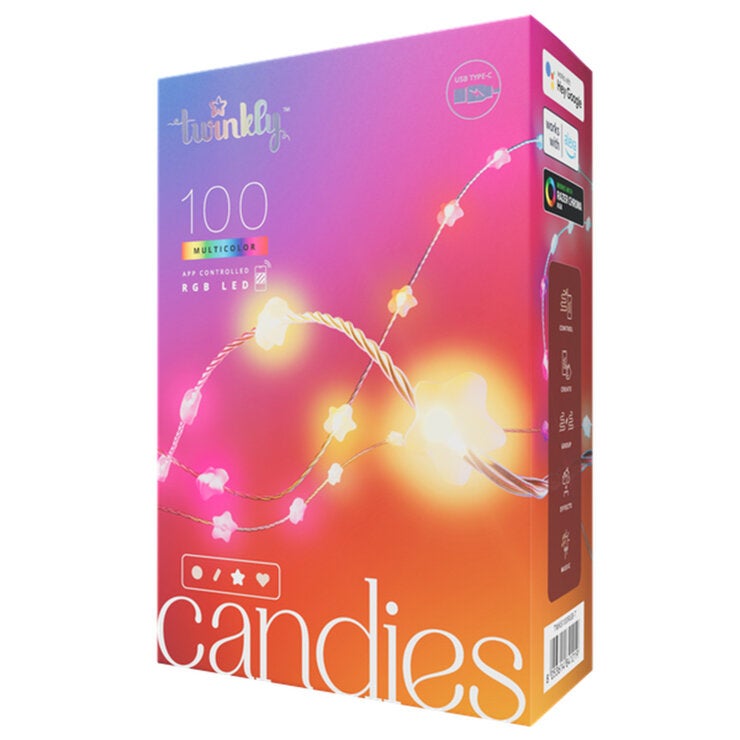 Twinkly(トゥインクリー) キャンディーズ 100LED スマートデコレーションライト 星形 Twinkly(トゥインクリー) キャンディーズ 100LED スマートデコレーションライト 星形