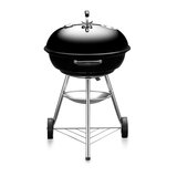 Weber 57cm Compact Kettle Charcoal Grill with Thermometer