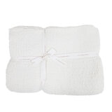 カシウエア ブランケット 無地 132 x 177cm クリーム