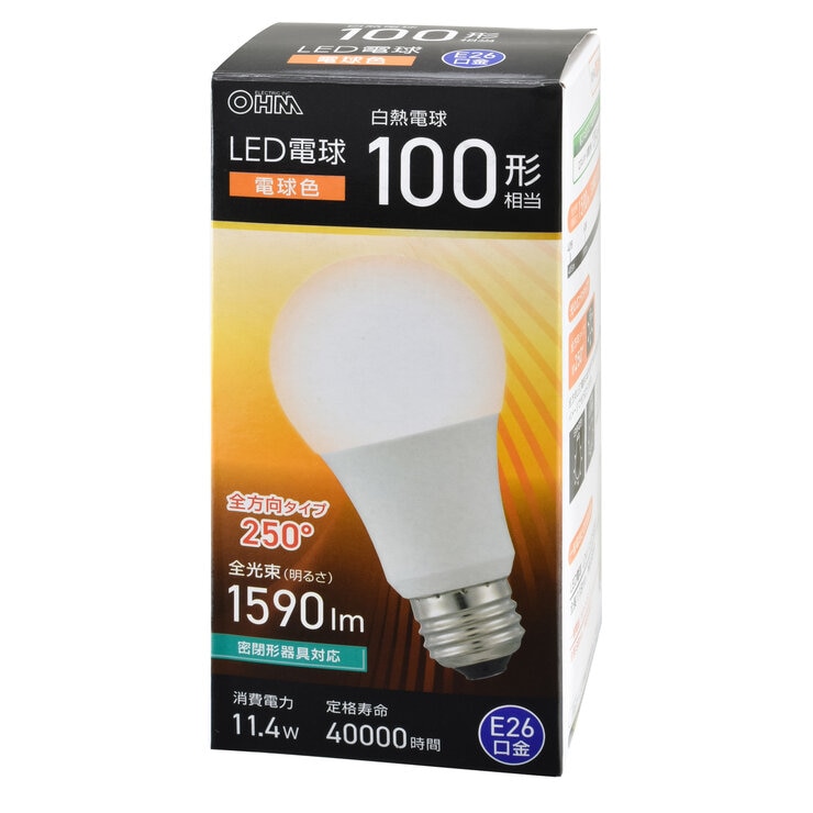 オーム電機 LED電球 E26 100形相当 電球色 LDA11L-G AG59/昼光色 LDA11D-G AG59 オーム電機 LED電球 E26 100形相当 電球色 LDA11L-G AG59/昼光色 LDA11D-G AG59