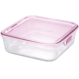 イワキ パック&レンジ 1.2L 耐熱ガラス保存容器 ピンク