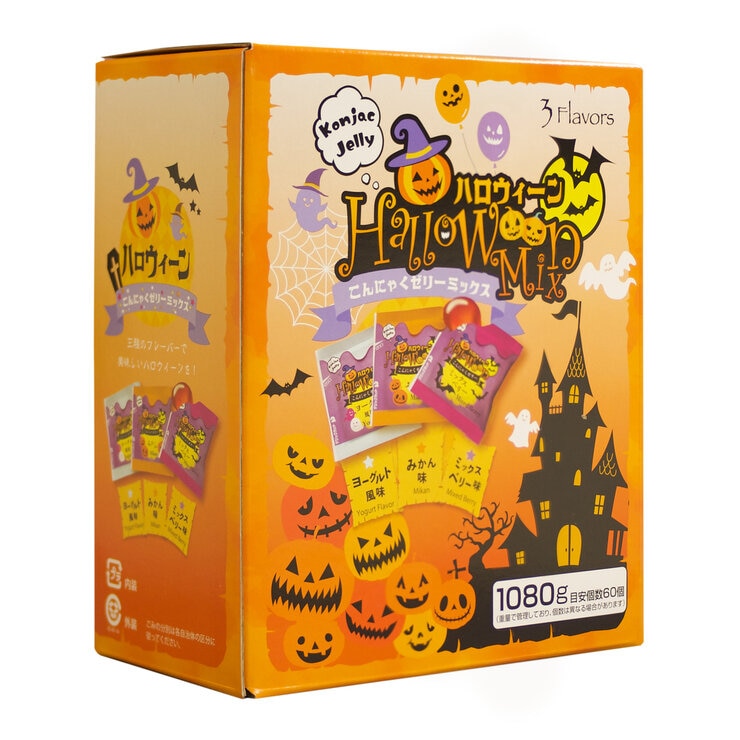 ハロウィン こんにゃくゼリー 60個入 ハロウィン こんにゃくゼリー 60個入