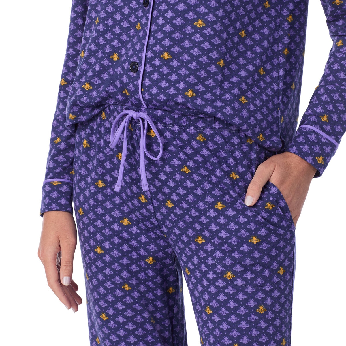 ルームサービス レディース パジャマ パープル L