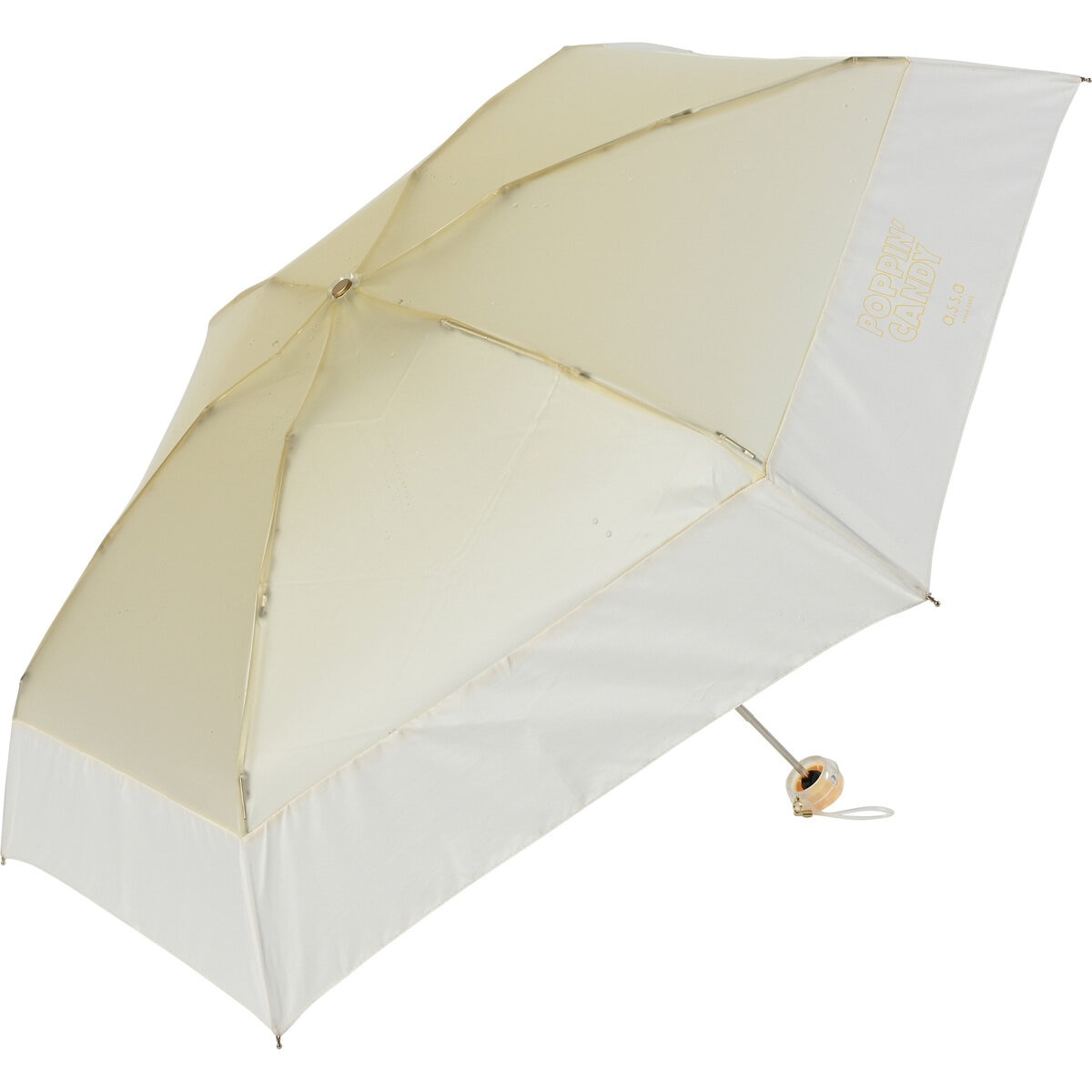 assa 雨傘折りたたみ CAM50 お菓子 透明 イエロー / グラデーションゼリー RMM842