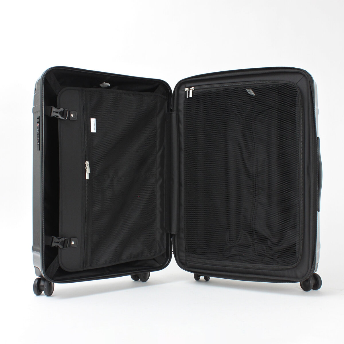 エース イグザクト カーボン柄 スーツケース 55-68L