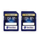 SanMax SDXCカード 256GB V10
