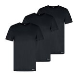 リーバイス メンズ クルーネック Tシャツ 3枚組 ブラック M