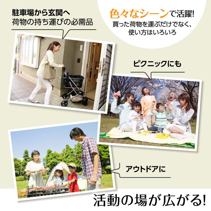 Ecoca ショッピングカート＋保冷マイバック セット