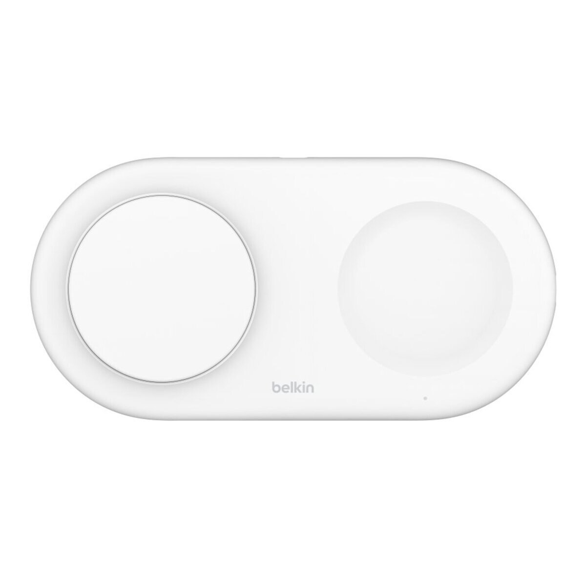 Belkin BoostCharge Pro Qi2 2-in-1 ワイヤレス充電パッド 15W ホワイト WIZ021qcWH